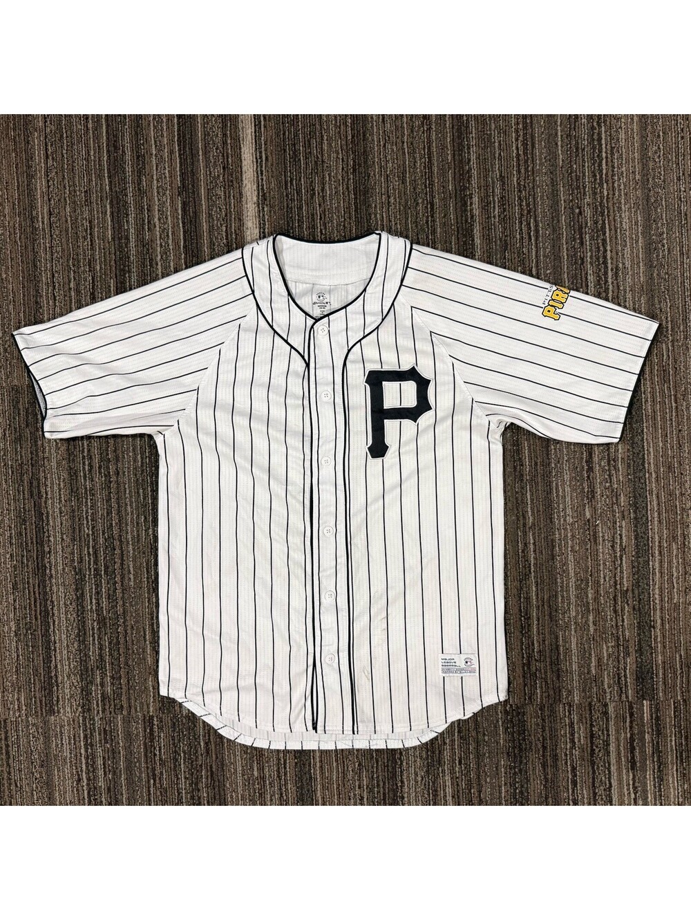Pittsburgh Pirates Baseball Jersey Adult White Size Medium Dynasty Men’s